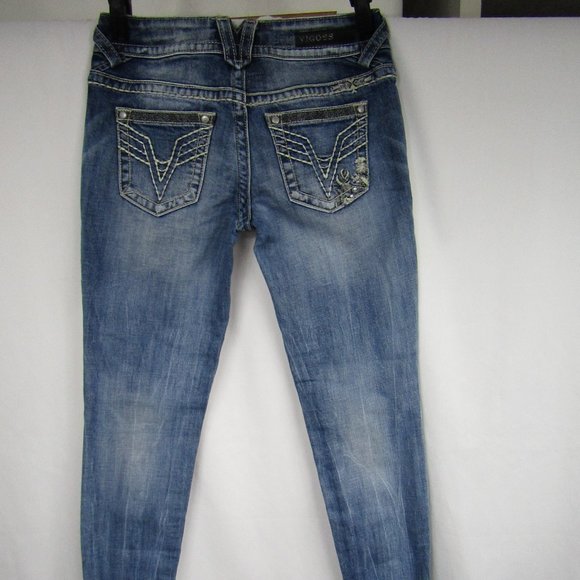 Women's | Vigoss | The Chelsea Skinny | Blue Jeans - Picture 1 of 10